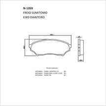 Pastilha de Freio Dianteiro Mitsubishi Pajero 2.0 16V 2002 À 2015