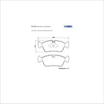 Pastilha de Freio Dianteiro Bmw R 1200 2011 - Serie 3 1.6 16V 2006 À 2015 Serie 1 2.0 16V 2003 À 2016