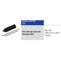 Kit de Coifas da Caixa de Direção Hidráulica Fiat Palio 1.0 8V/1.4 8V/1.6 16V 2006 À 2017 Strada 1.4 8V/1.8 16V/1.8 8V 2