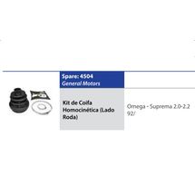 Kit de Reparo da Junta Homocinética Chevrolet Omega 2.0 8V/2.2 8V 1992 À 1998 Suprema 2.0 8V/2.2 8V 1993 À 1996