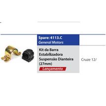 Kit da Barra Estabilizadora Dianteiro Chevrolet Cruze 1.8 16V 2012 À 2016 Cruze Sport6 1.8 16V 2012 À 2016