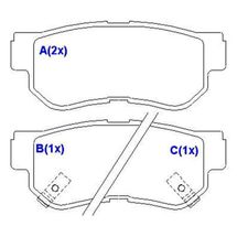 Pastilha de Freio Traseiro Hyundai Tucson 2.0 16V/2.7 24V 2004 À 2019 Azera 3.3 24V 2006 À 2011 Elantra 1.8 16V/2.0 16V