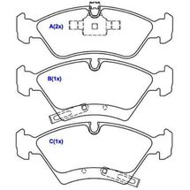 Pastilha de Freio Dianteiro Chevrolet Meriva 1.4 8V/1.8 8V 2010 À 2012 Zafira 2.0 8V 2010 À 2012