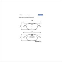 Pastilha de Freio Traseiro Bmw Serie 3 1.6 16V/2.0 16V/4.0 24V 2006 À 2019 Serie 1 1.6 16V/2.0 16V 2003 À 2016 Serie 4 2