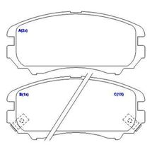 Pastilha de Freio Dianteiro Hyundai Tucson 2.0 16V/2.7 24V 2004 À 2019 Kia Soul 1.6 16V 2009 À 2019 Sportage 2.0 16V/2.7