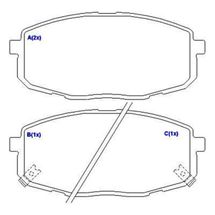 Pastilha de Freio Dianteiro Hyundai I30 2.0 16V 2009 À 2012 Kia Cerato 1.6 16V/2.0 16V 2009 À 2016 Carens 1.8 16V/2.0 16