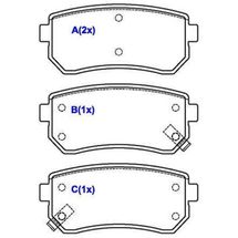 Pastilha de Freio Traseiro Kia Rio 1.6 16V 2005 À 2016 Sportage 2.0 16V 2010 À 2016 Hyundai Tucson 2.0 16V 2010 À 2019 I