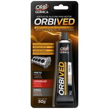 Selante do Motor Preto Silicone Orbi Quimica 337