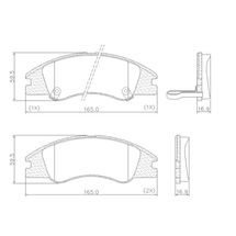 Pastilha de Freio Dianteira Kia Cerato 1.6 16V/2.0 16V 2004 À 2013